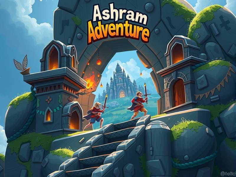 Ashram Adventure Gameplay Screenshot