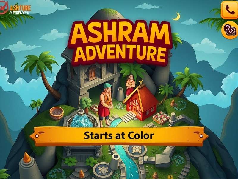 Ashram Adventure Game Cover